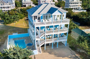 Frolic Inn OBX - Semi Soundfront Retreat, Pool, Hot Tub, Boat Ramp, Elevator, Media & Game Room